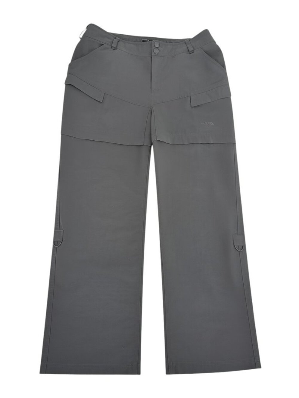 THE NORTH FACE Gray Convertible Hiking Cargo Outdoor Nylon Pants size 14
